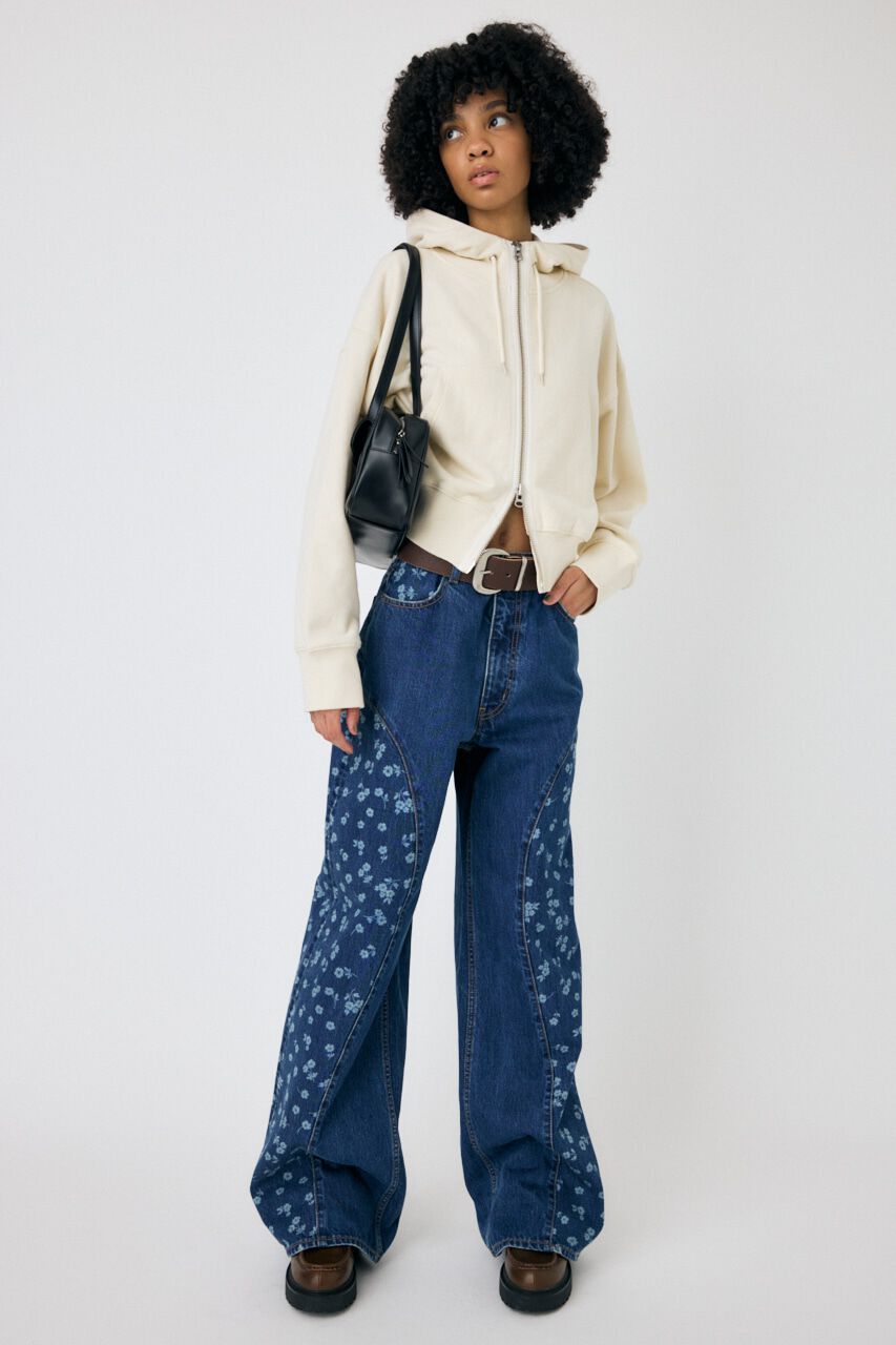 MOUSSY「OVERSIZED ジップアップフーディ」|パーカー|