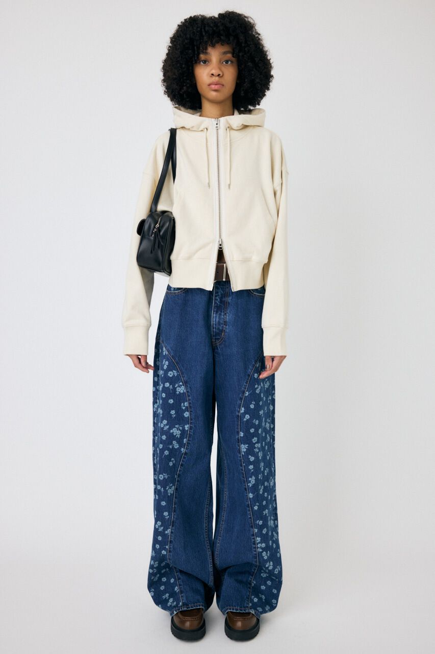 MOUSSY「OVERSIZED ジップアップフーディ」|パーカー|