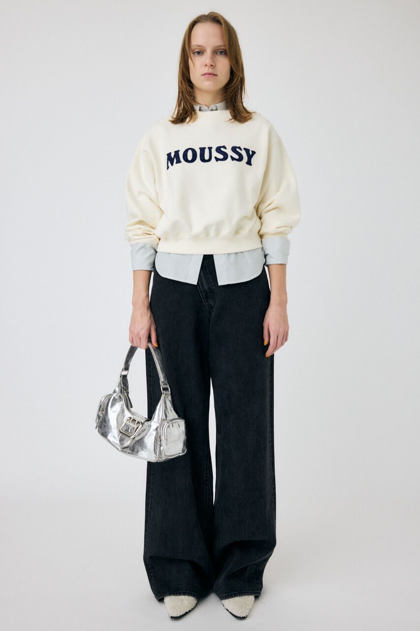 MOUSSY「PATCH VELOUR MOUSSY プルオーバー」|パーカー|