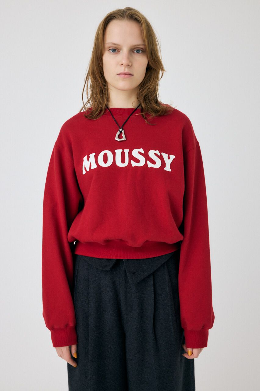 MOUSSY「PATCH VELOUR MOUSSY プルオーバー」|パーカー|