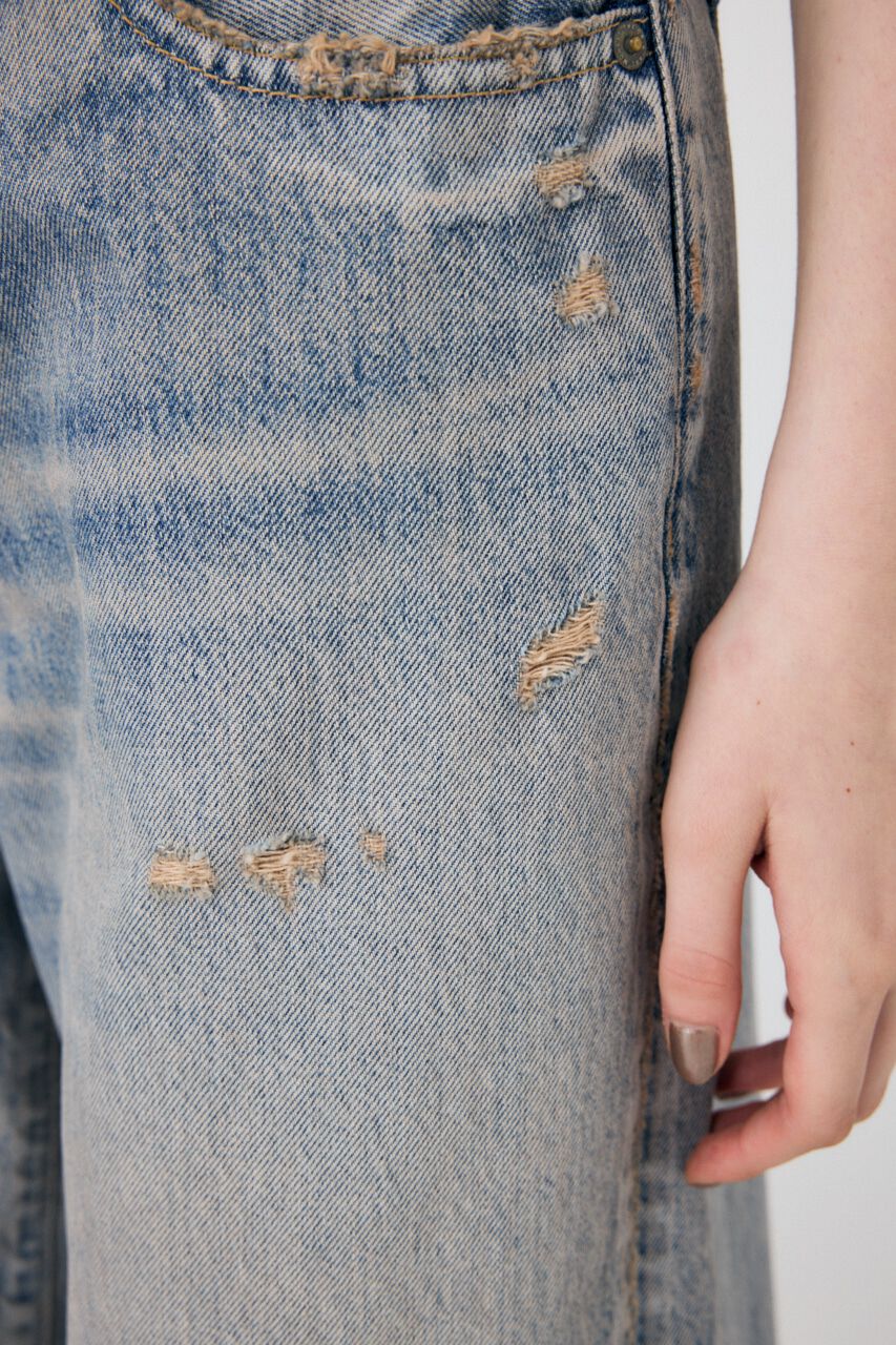 MOUSSY「MIDRISE  バギーデニム」|デニム|