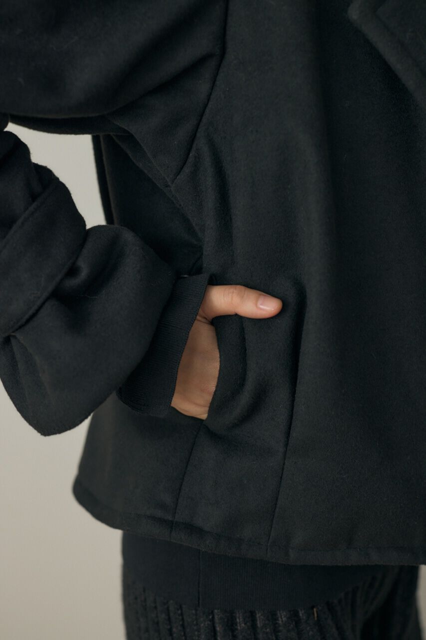 MOUSSY「ショートジャケット　リサイクルポリエステル&times;ウール混」|その他|