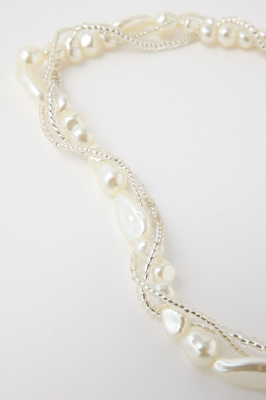 MOUSSY「BAROQUE PEARL TWIST ネックレス」|ネックレス|