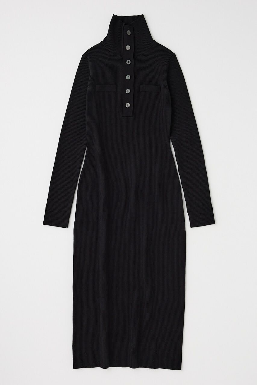 MOUSSY「RIB KNIT ロングドレス」|ワンピース|