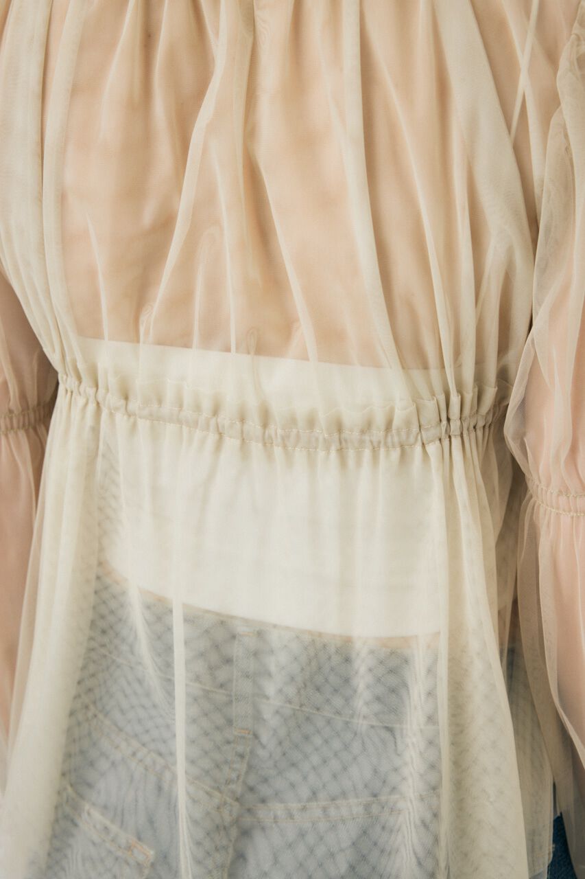 MOUSSY「TULLE LAYERED トップス」|シャツ・ブラウス|