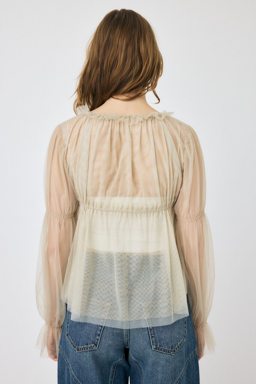 MOUSSY「TULLE LAYERED トップス」|シャツ・ブラウス|