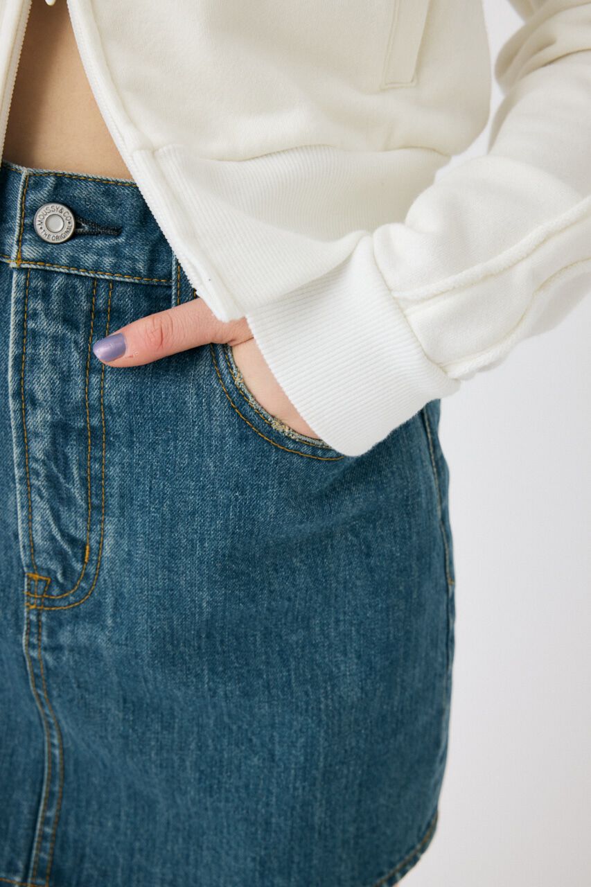 MOUSSY「TINTED DENIM ミニスカート」|スカート|