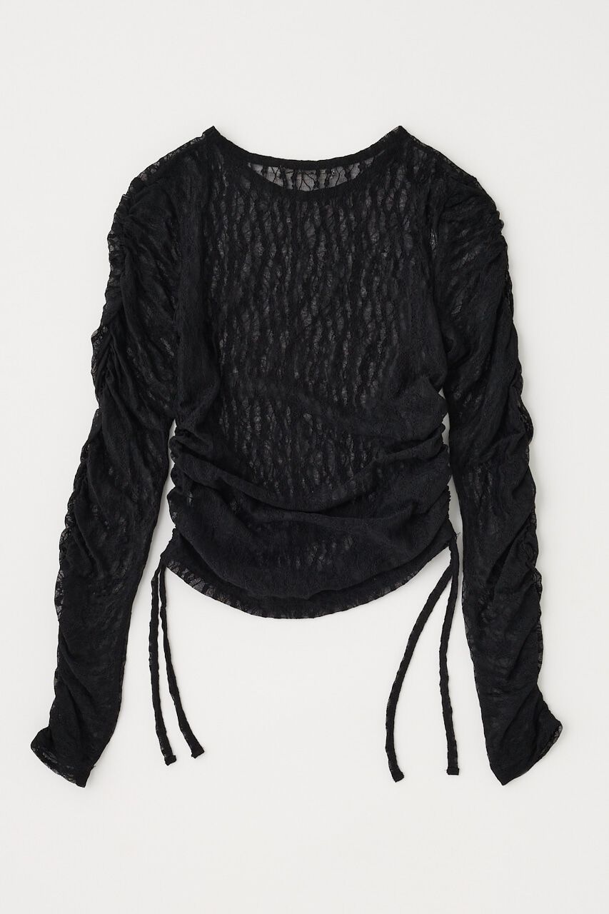 MOUSSY「SHIRRING レーストップス」|Tシャツ・カットソー|