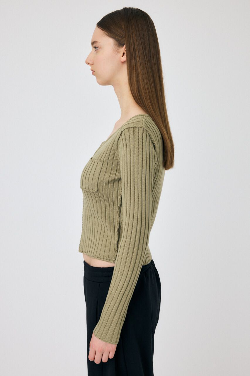 MOUSSY「RIB KNIT CD & タンク」|ニット・セーター|