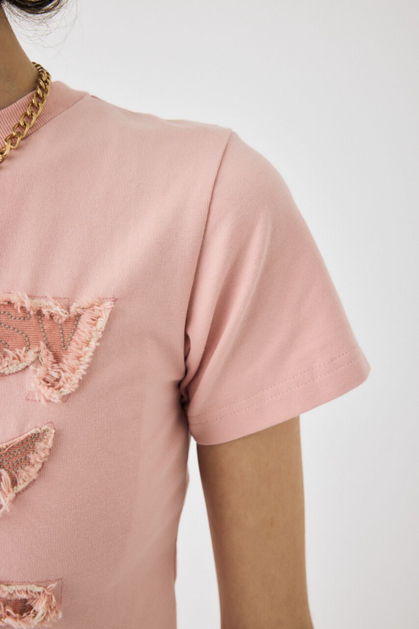 MOUSSY「PATCH DENIM 25TH Tシャツ」|Tシャツ・カットソー|