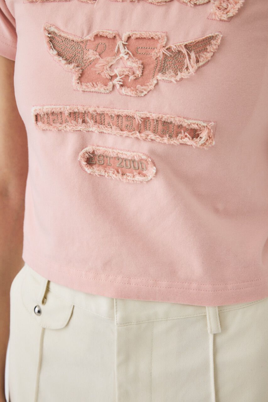 MOUSSY「PATCH DENIM 25TH Tシャツ」|Tシャツ・カットソー|