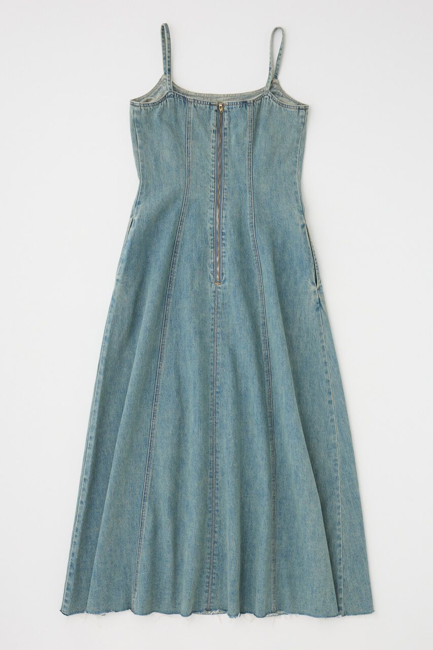 MOUSSY「DENIM A LINE キャミドレス」|ワンピース|