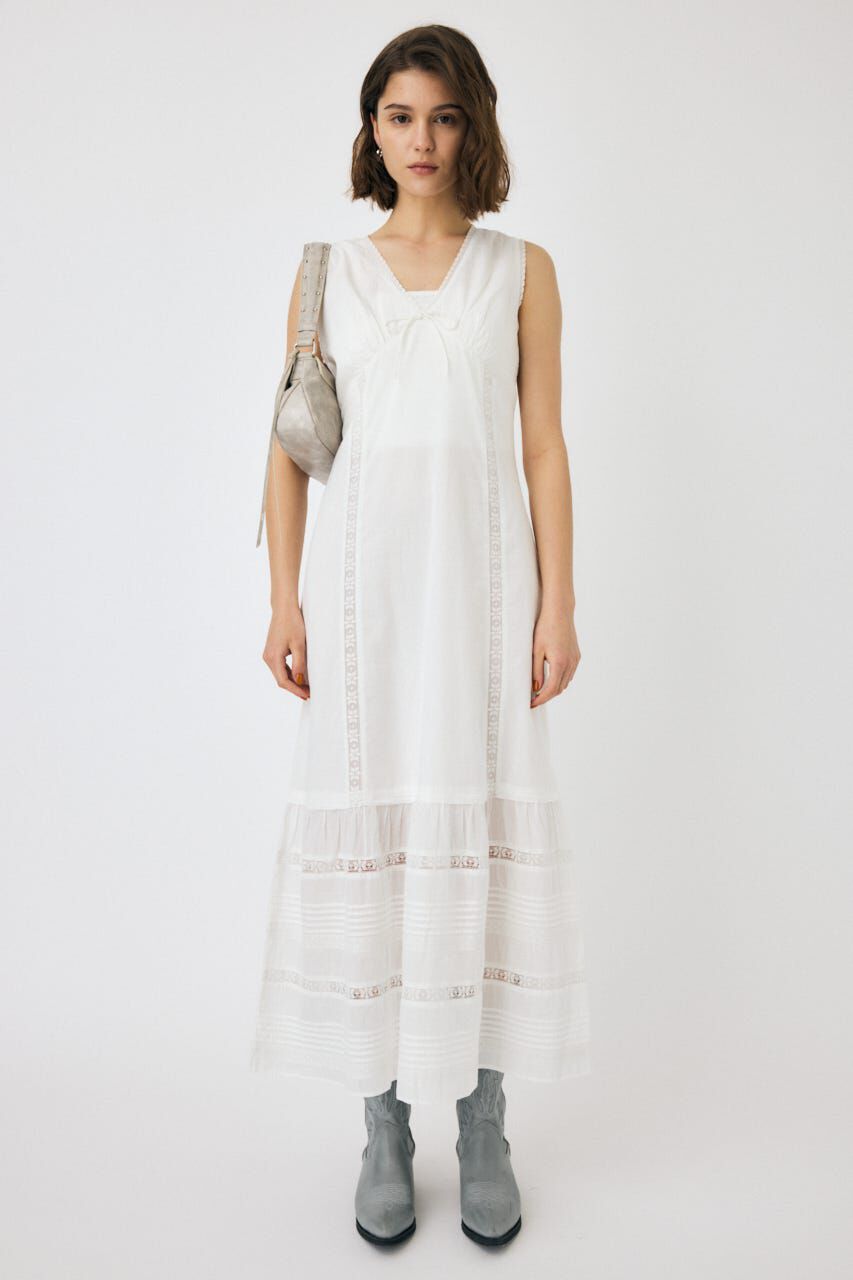 MOUSSY「LACE LONG ドレス」|ワンピース|