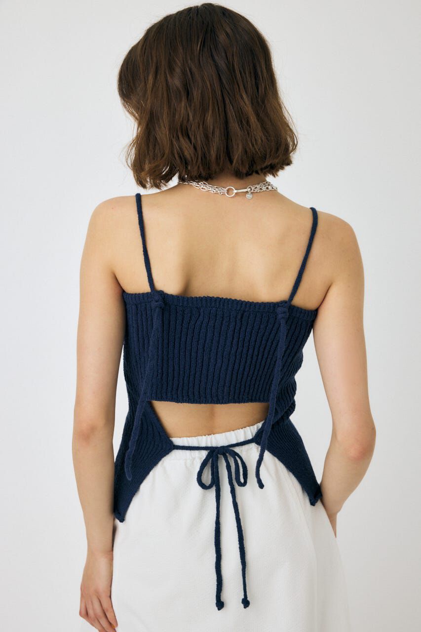 MOUSSY「FRONT BUTTON ニットキャミ」|キャミソール|