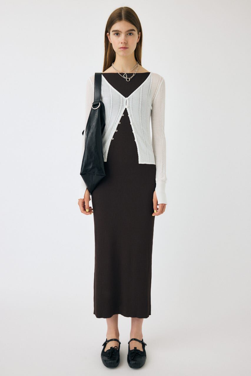 MOUSSY「HORIZON NECK キャミドレス」|ワンピース|