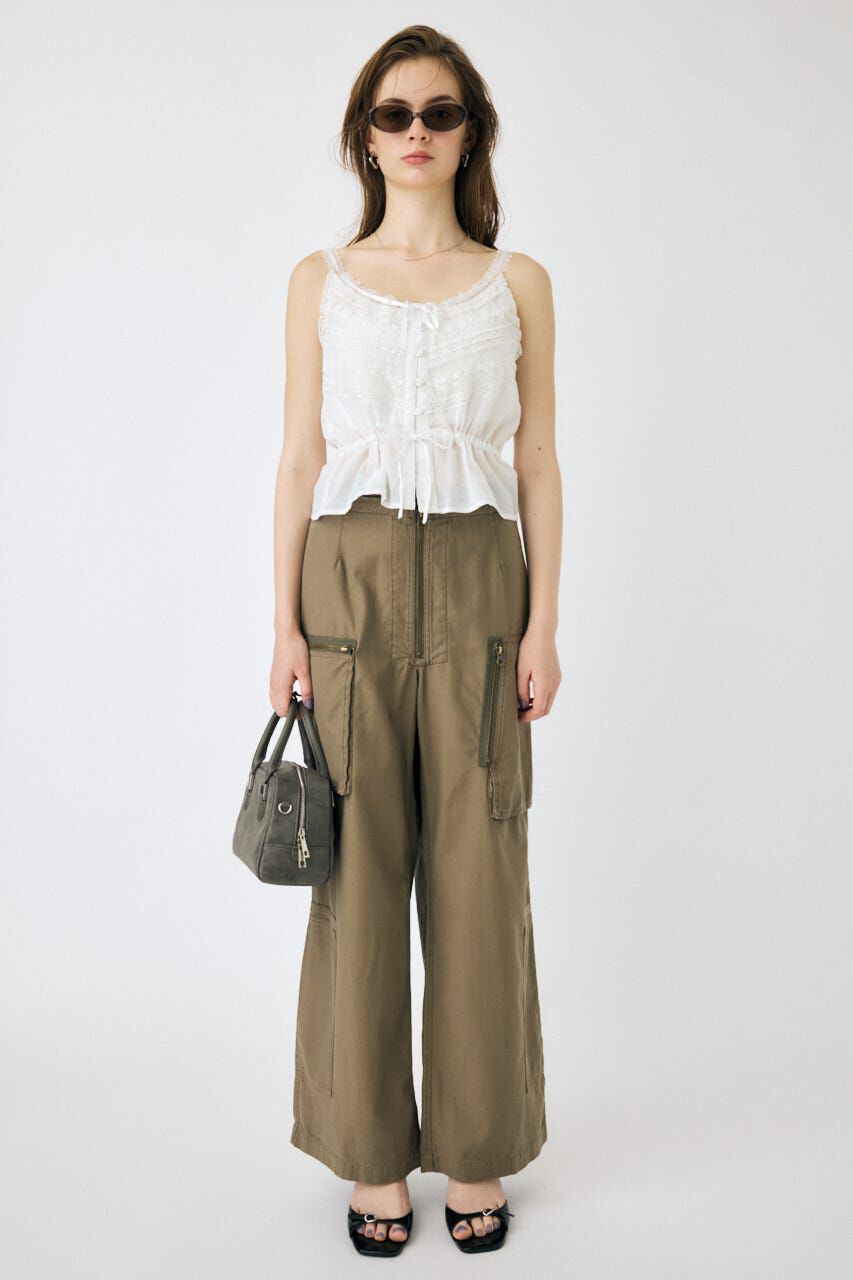 MOUSSY「LACE CAMI トップス」|キャミソール|