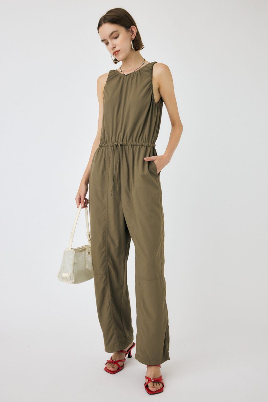 MOUSSY「NYLON GATHER ジャンプスーツ」|その他|KHA