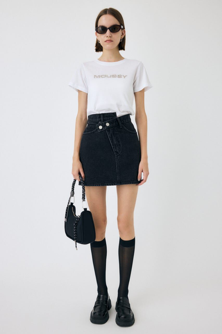 MOUSSY「LITTLE POPS ロゴ TEE」|Tシャツ・カットソー|