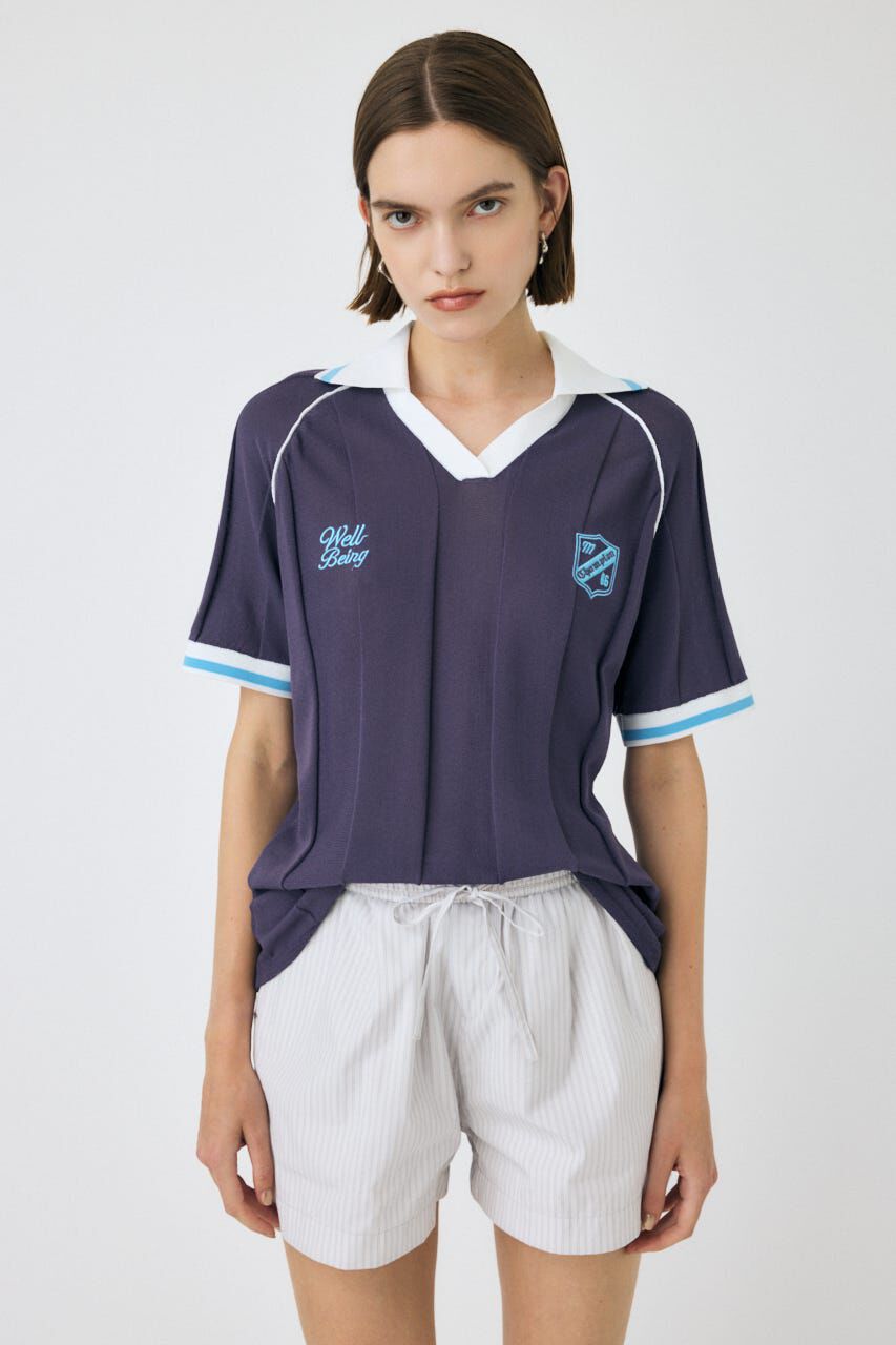 MOUSSY「H/S KNIT GAME シャツ」|ニット・セーター|