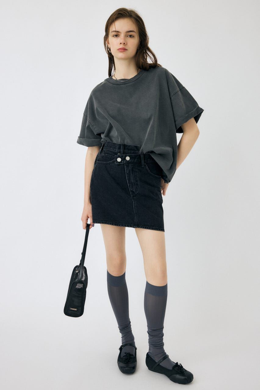 MOUSSY「CROSS WAIST ミニスカート」|スカート|