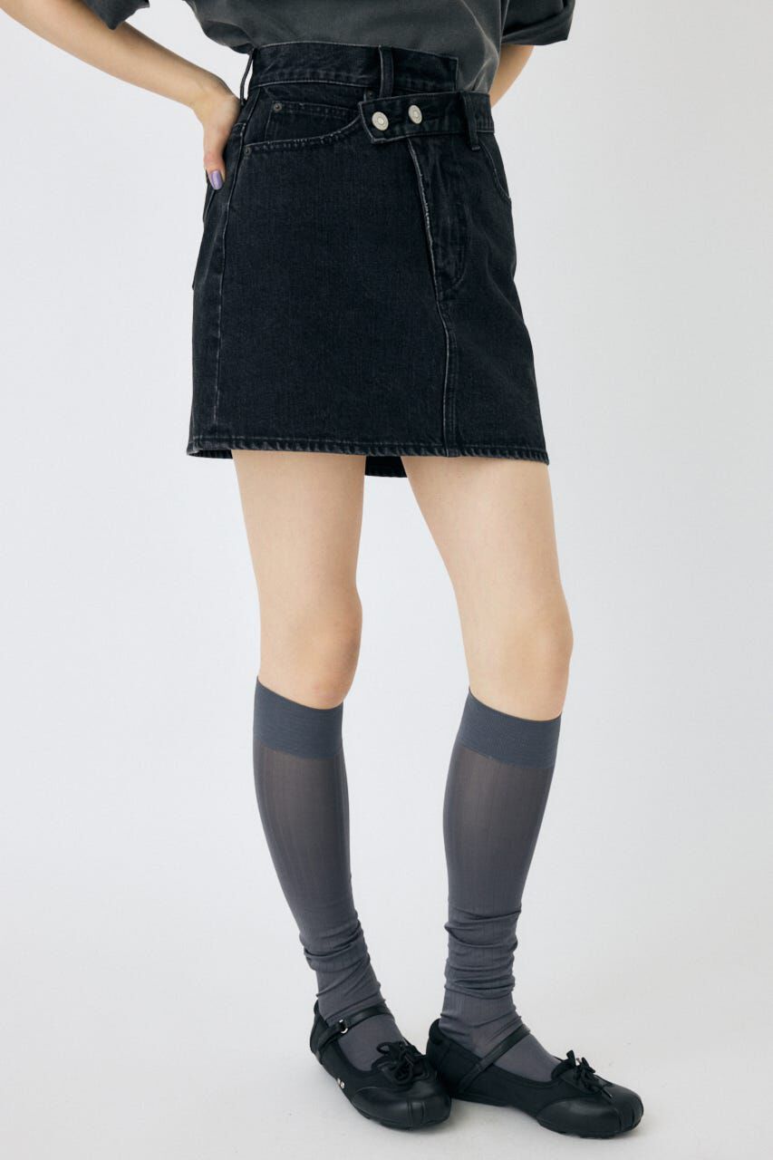 MOUSSY「CROSS WAIST ミニスカート」|スカート|