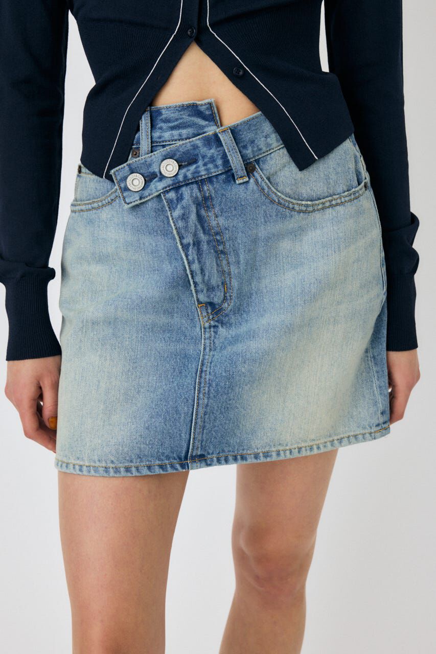 MOUSSY「CROSS WAIST ミニスカート」|スカート|