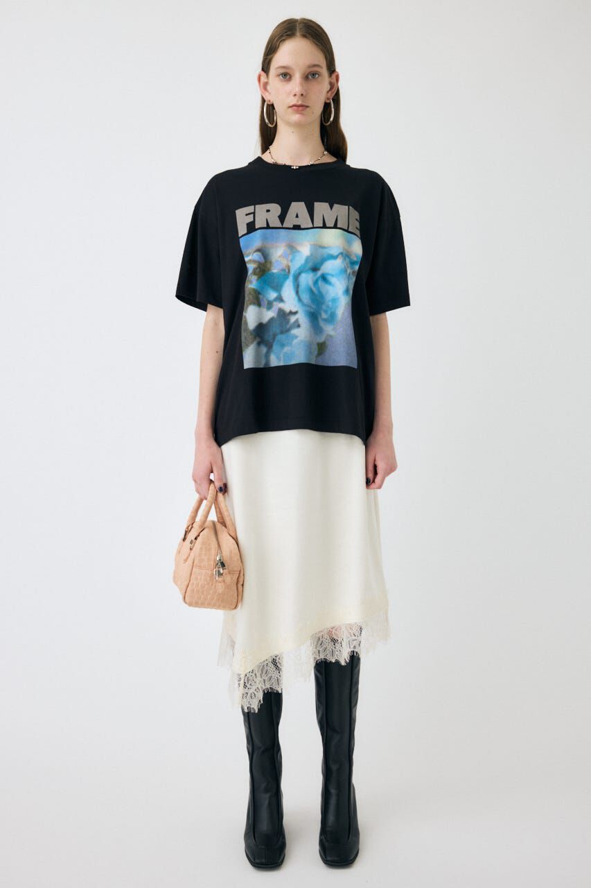 MOUSSY「LACE TRIM SLIP スカート」|スカート|