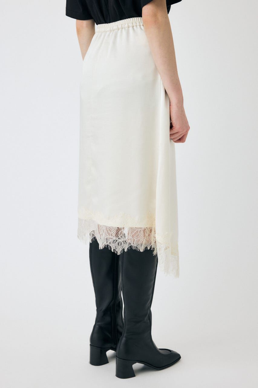 MOUSSY「LACE TRIM SLIP スカート」|スカート|