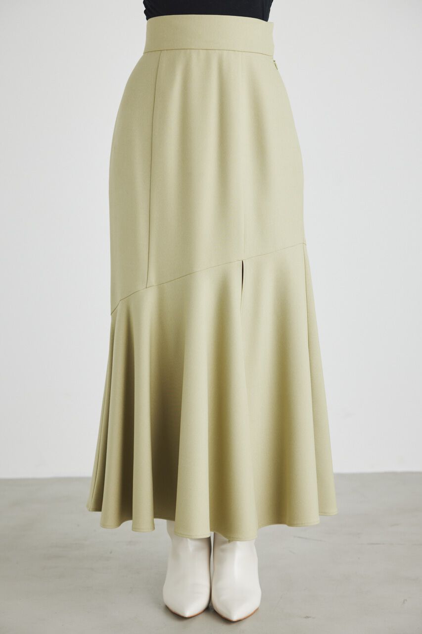 rienda「アシンメトリーパターンスリットJ/WマーメイドSK」|スカート|