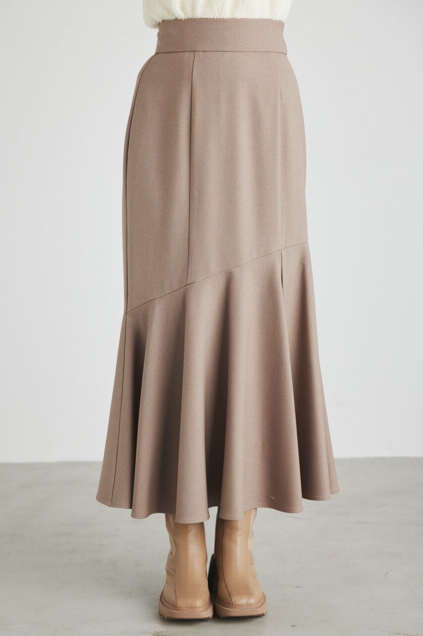 rienda「アシンメトリーパターンスリットJ/WマーメイドSK」|スカート|