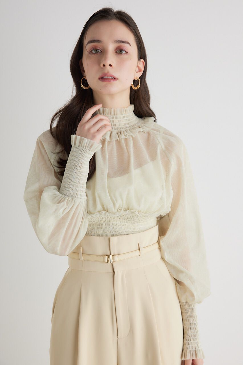 rienda「シャーリングH/W BLS」|シャツ・ブラウス|