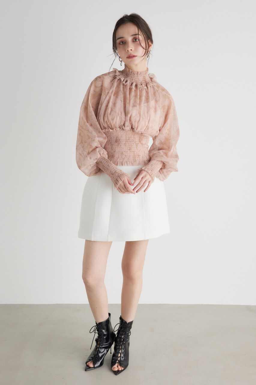 rienda「シャーリングH/W BLS」|シャツ・ブラウス|