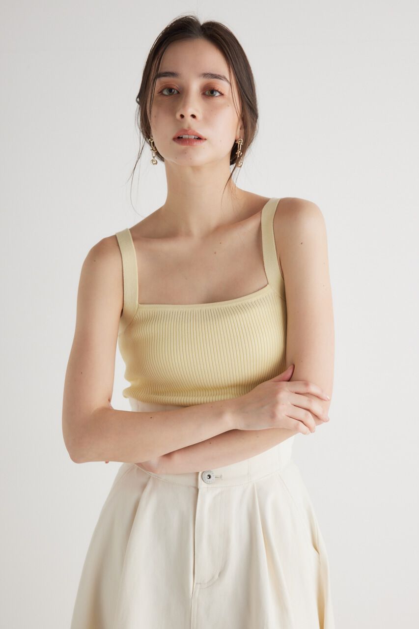 rienda「シャーリングカーデSET Knit TOP」|ニット・セーター|