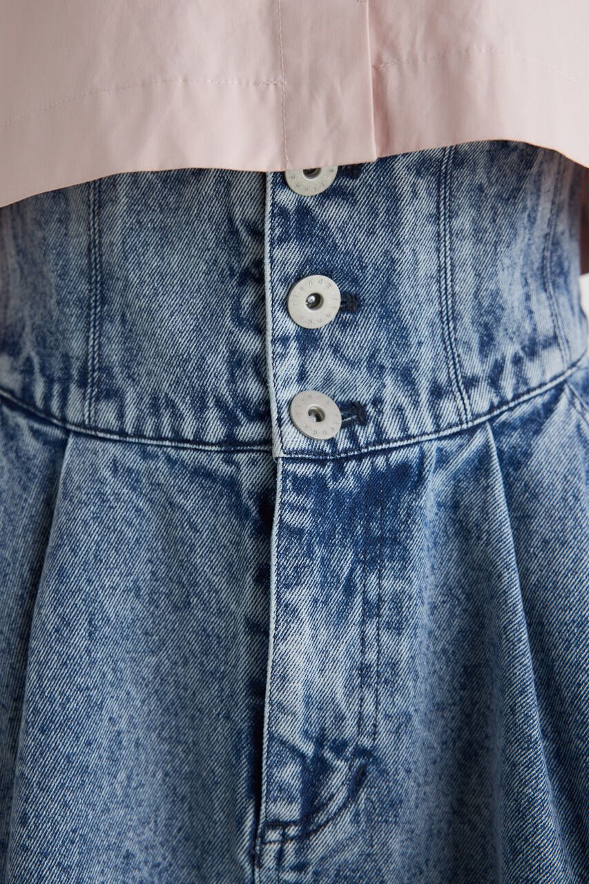 rienda「ターンBELTJ/Wフレア SK」|スカート|