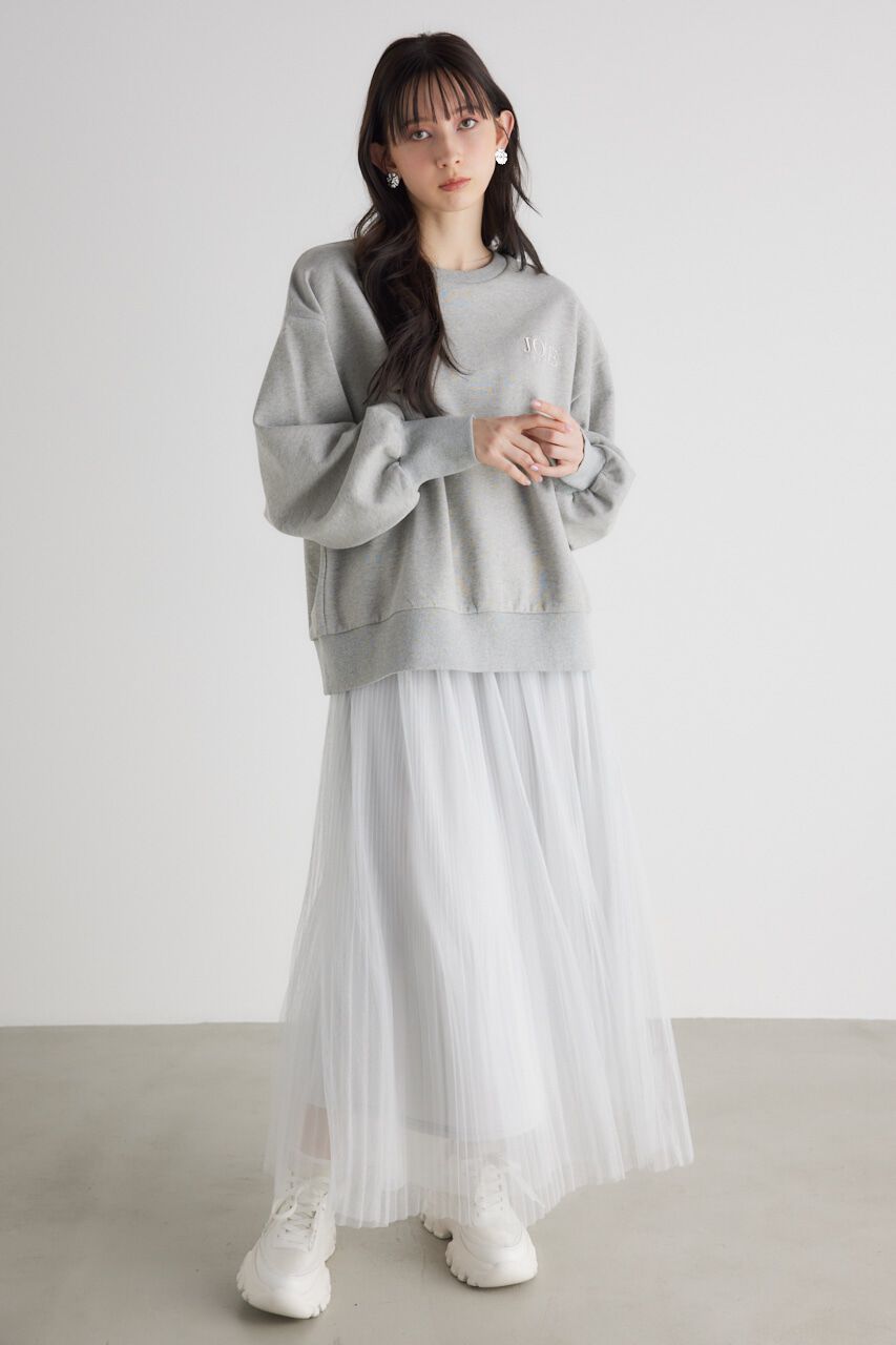 rienda「メッセージロゴスウェットTOP」|Tシャツ・カットソー|