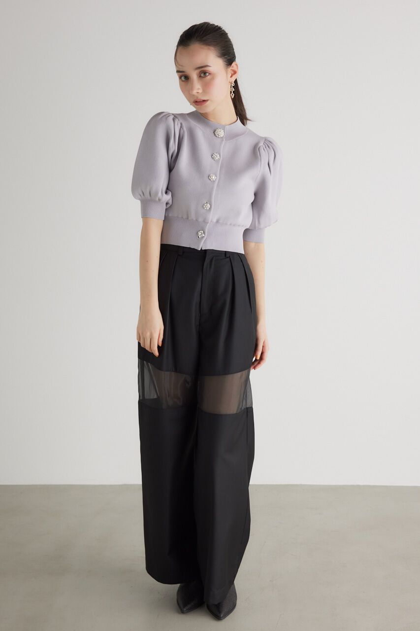 rienda「2WAYビジューKnit CD TOP」|ニット・セーター|