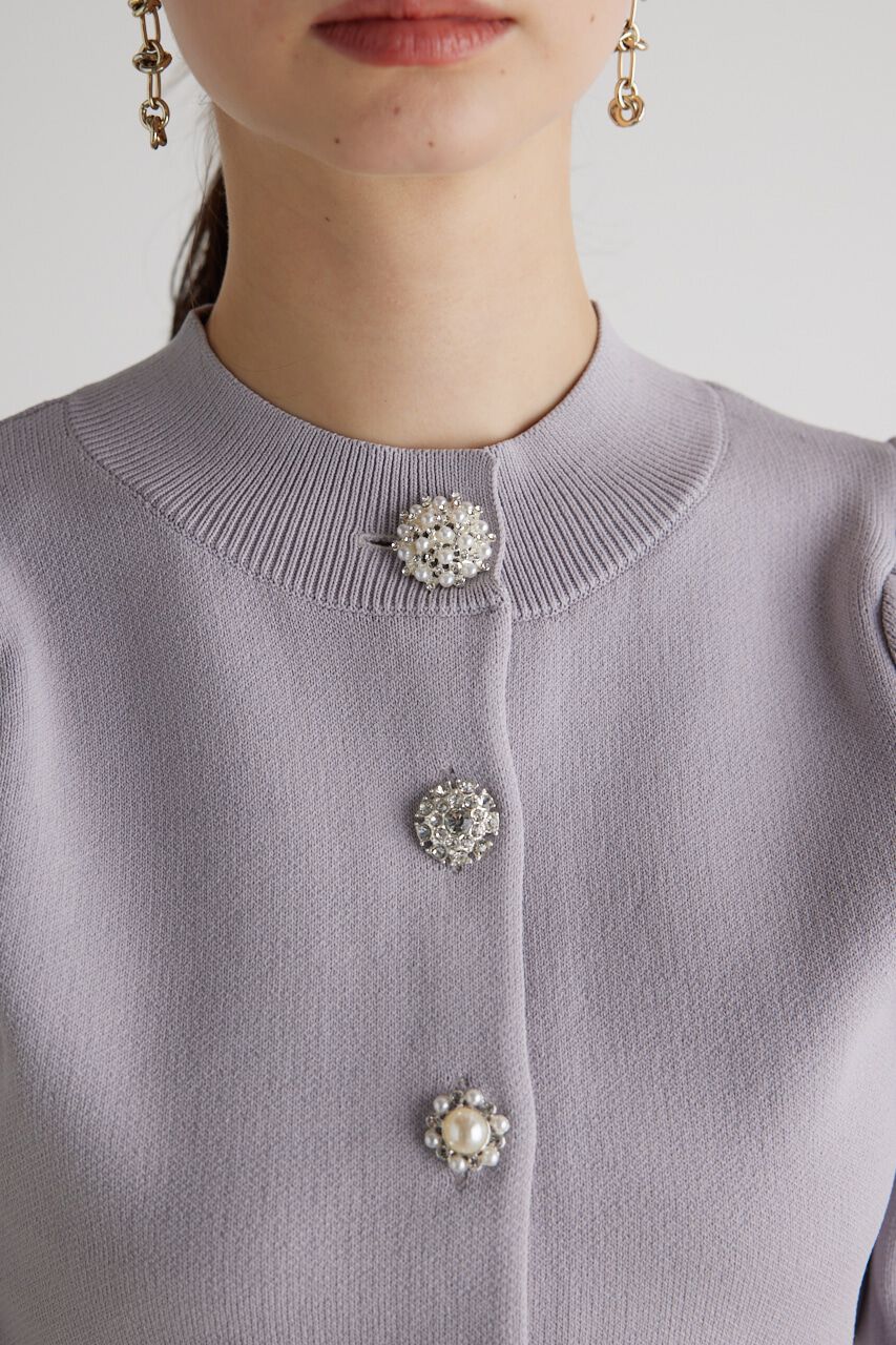 rienda「2WAYビジューKnit CD TOP」|ニット・セーター|