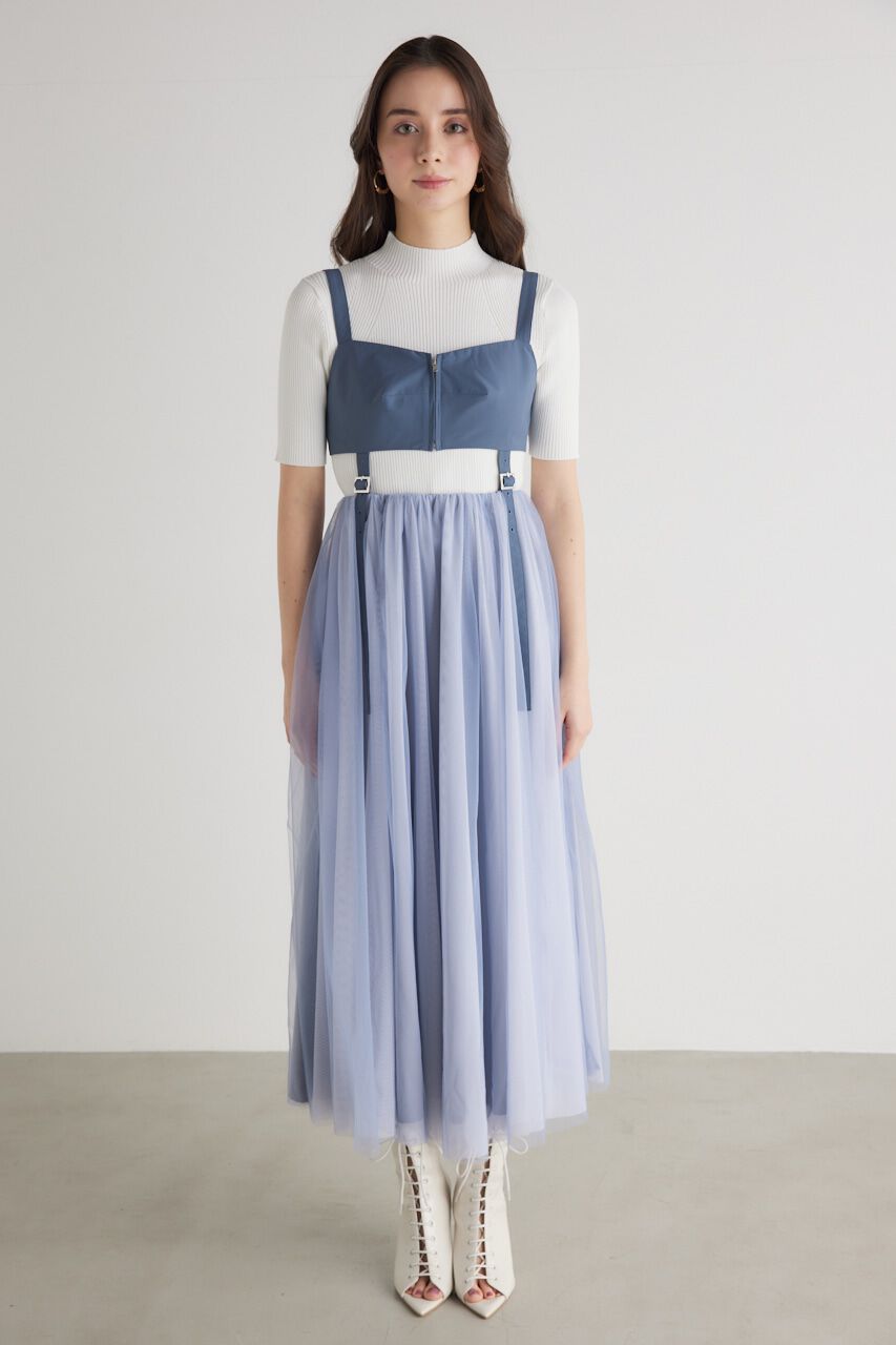 rienda「セパレートビスチェJ/Wフレア SK」|スカート|