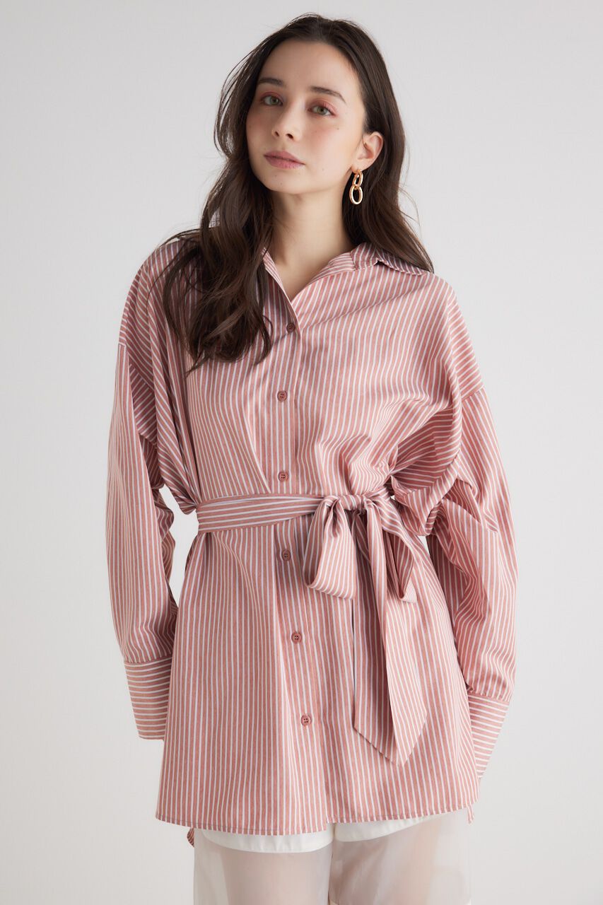 rienda「バックボタンSH TOP」|シャツ・ブラウス|