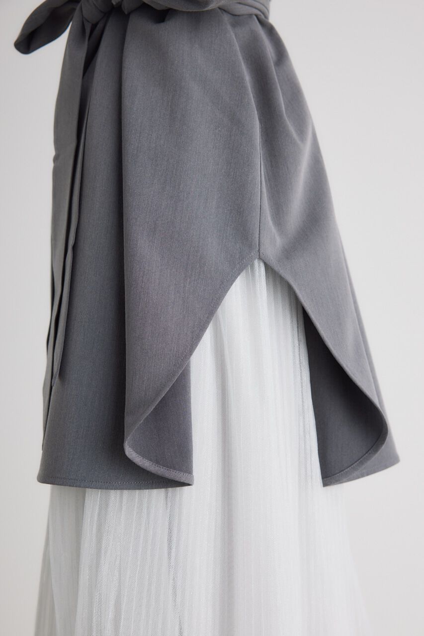 rienda「バックボタンSH TOP」|シャツ・ブラウス|