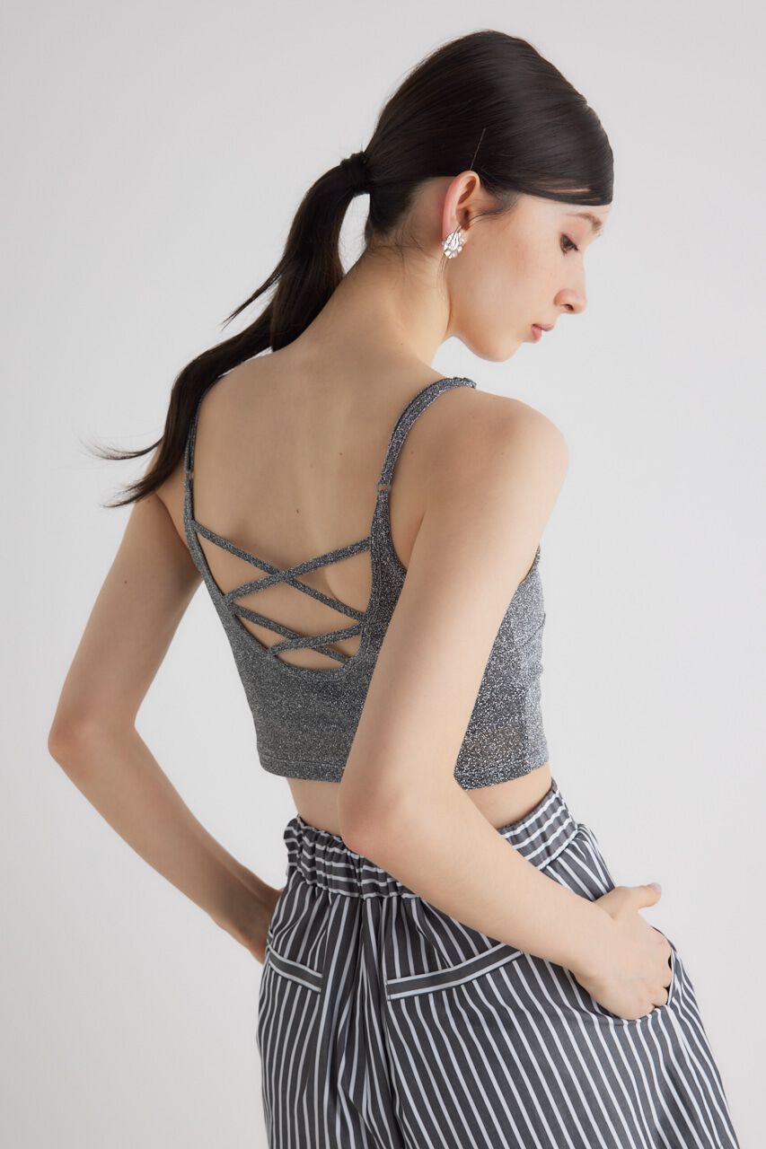 rienda「バックレースUPキャミTOP」|Tシャツ・カットソー|