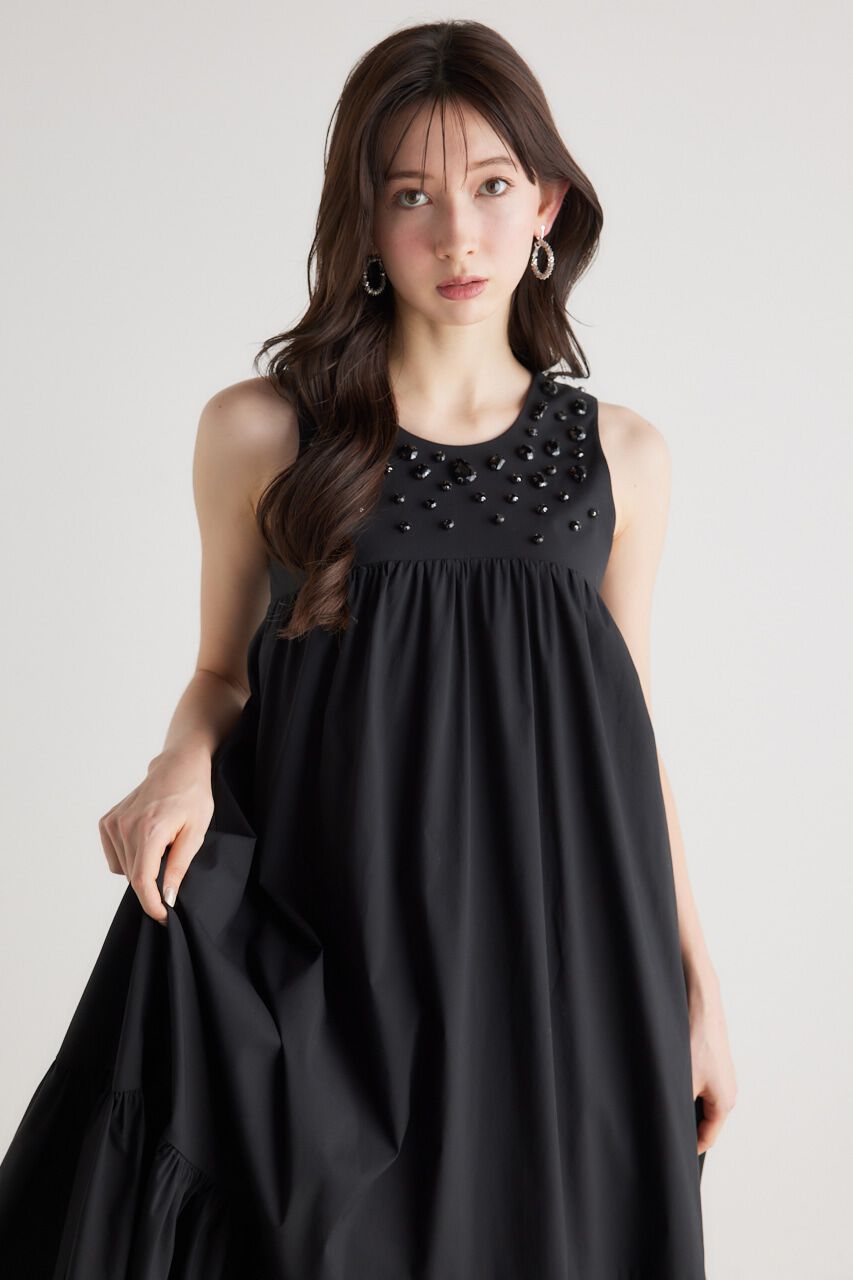 rienda「バストビジューフレアOP」|ワンピース|