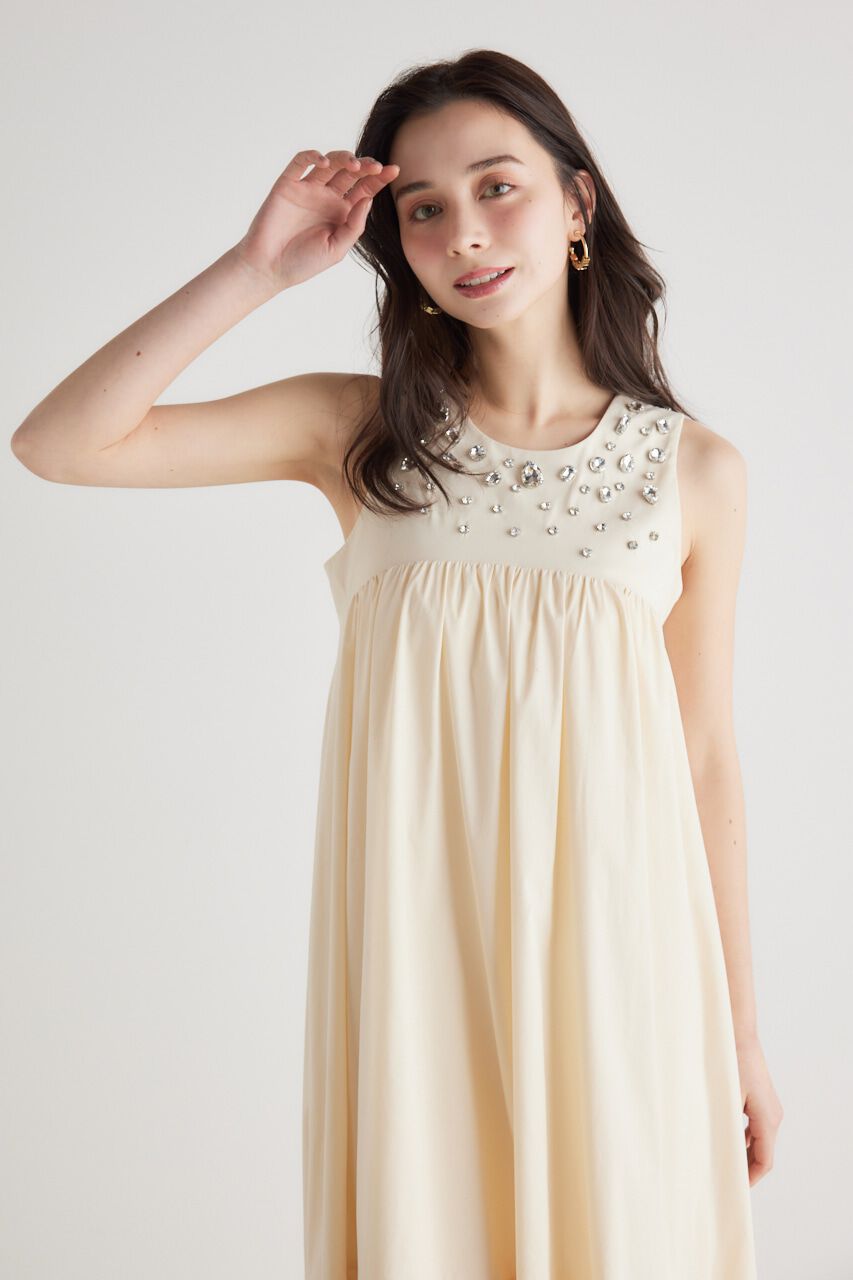 rienda「バストビジューフレアOP」|ワンピース|