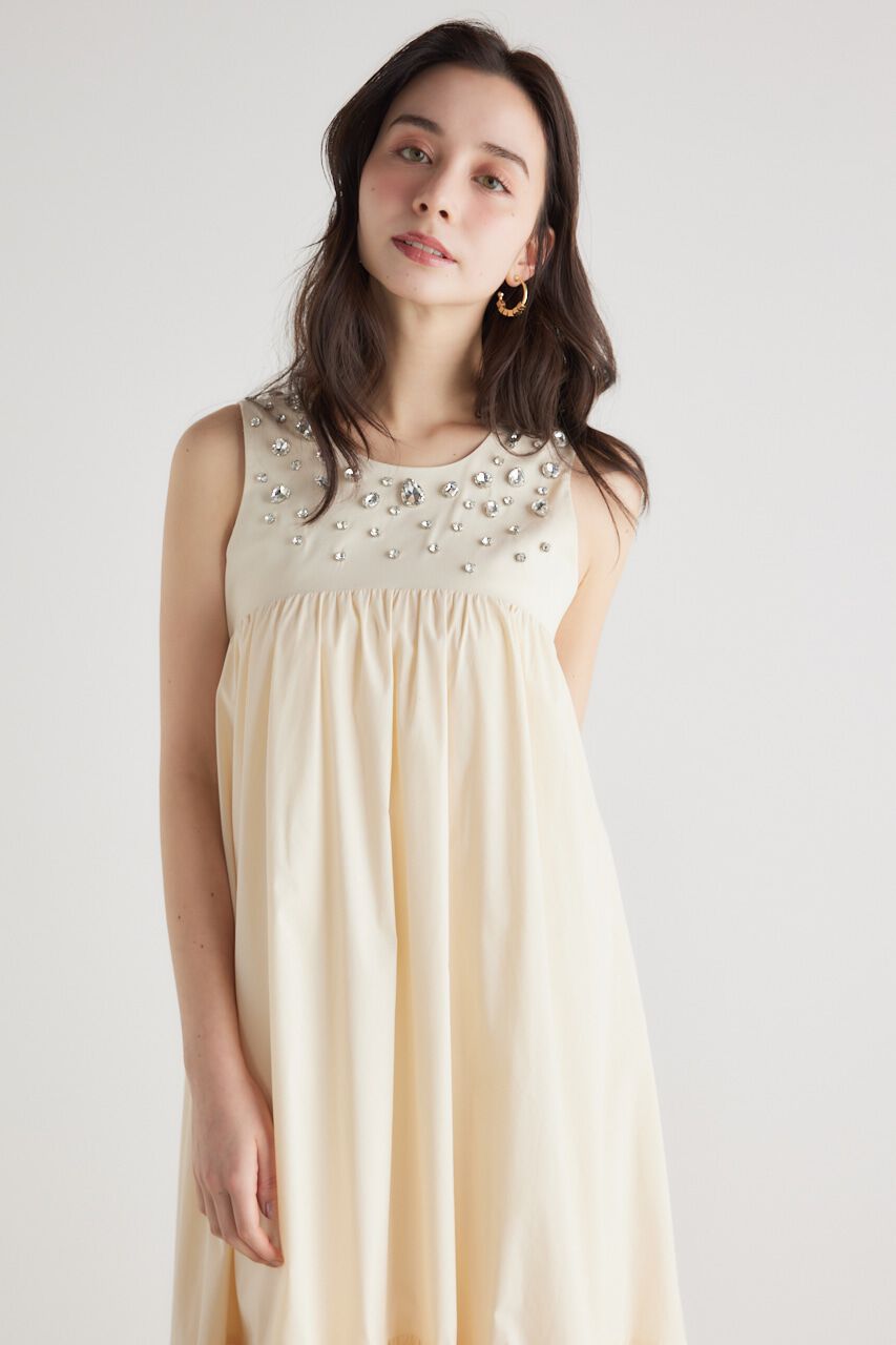 rienda「バストビジューフレアOP」|ワンピース|