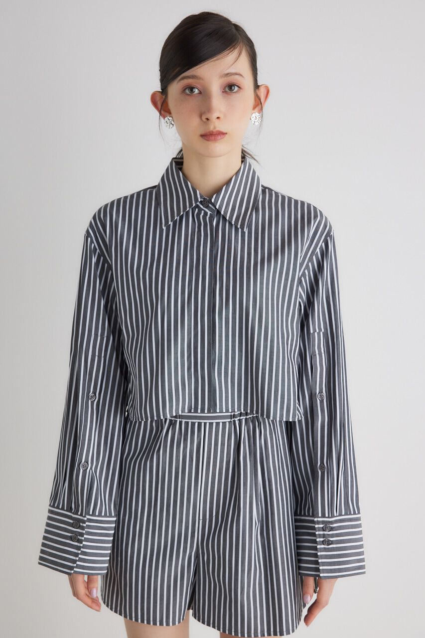 rienda「2WAYショートSH TOP」|シャツ・ブラウス|