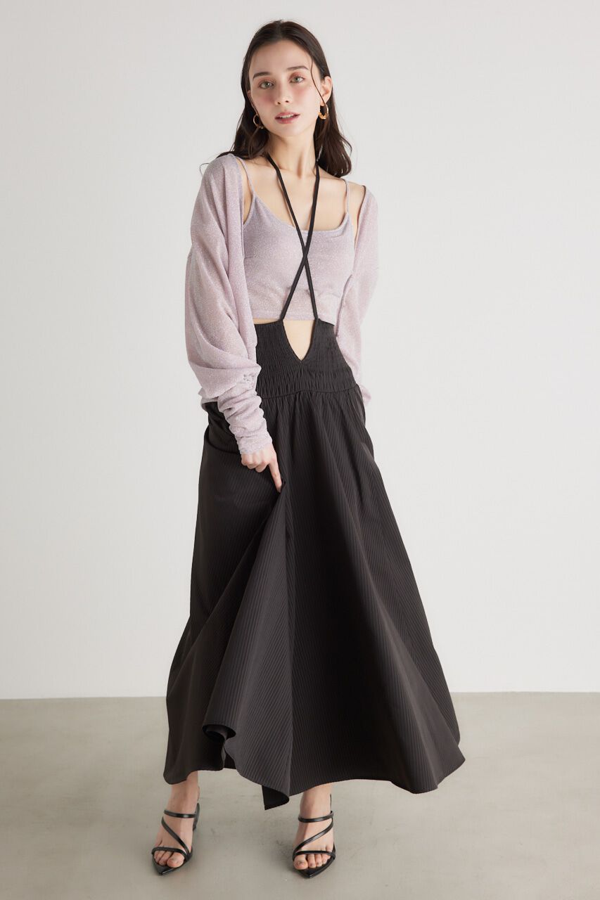 rienda「シャーリングH/W 2WAYストリングSK」|スカート|