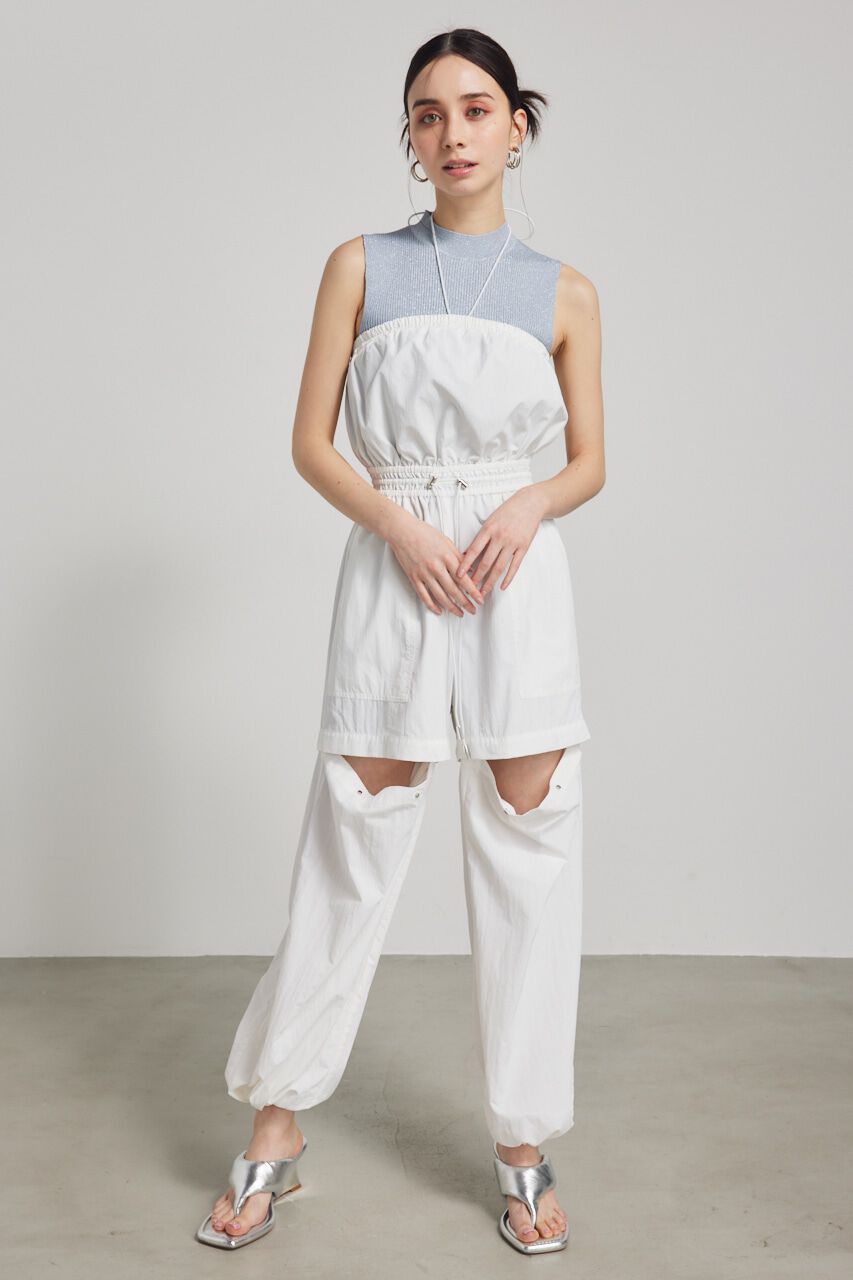 rienda「ゴムデザイン2WAYベアロンパース」|ワンピース|