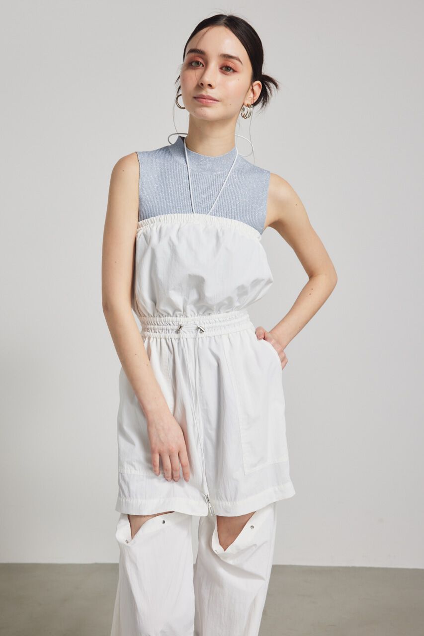 rienda「ゴムデザイン2WAYベアロンパース」|ワンピース|