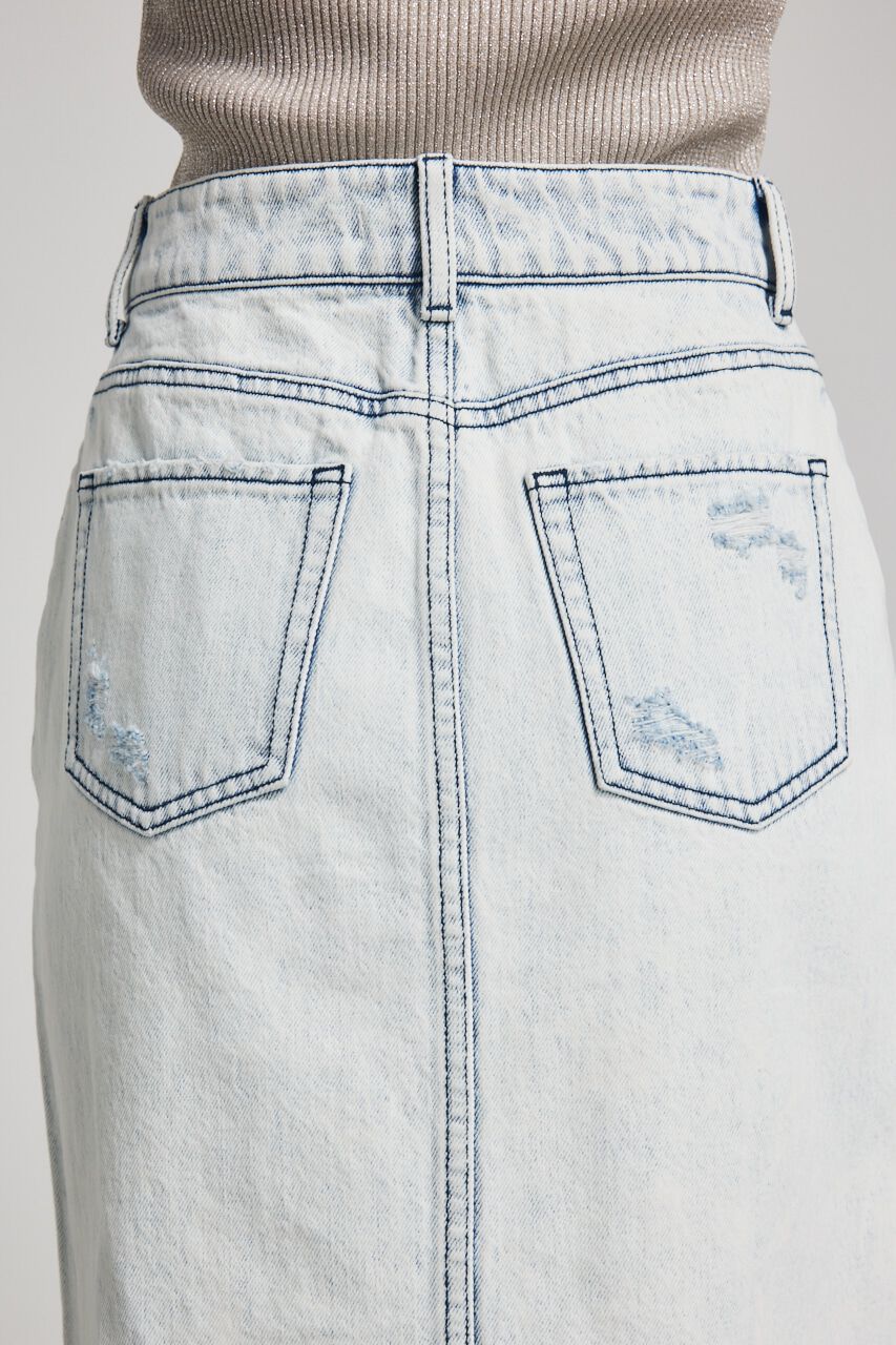rienda「ダメージDENIM J/W SK」|スカート|