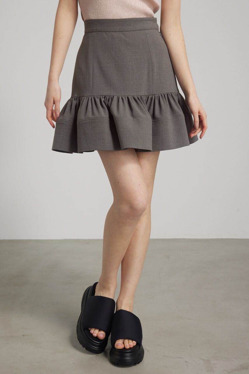 rienda「ミニマーメイドフリルJ/W SK」|スカート|